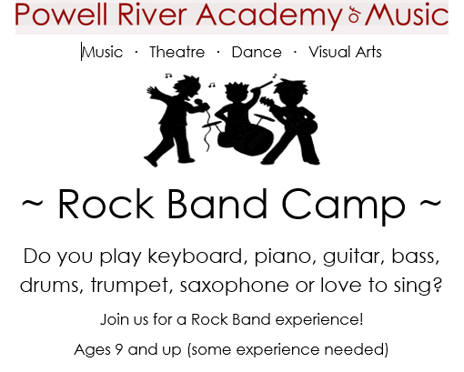 Info for rock band camp 2022